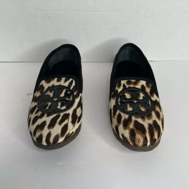 TORY BURCH BILLY Hair Calf Leopard Print Flats Shoes NIB Size 5 $144.99 ...