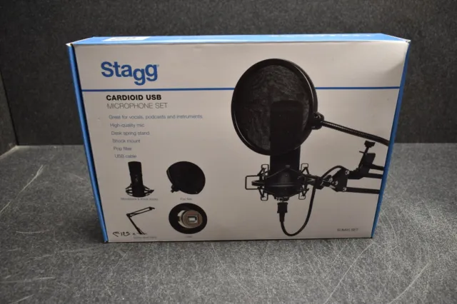 Stagg SUM45 SET USB Kondensator Mikrofon Set #467