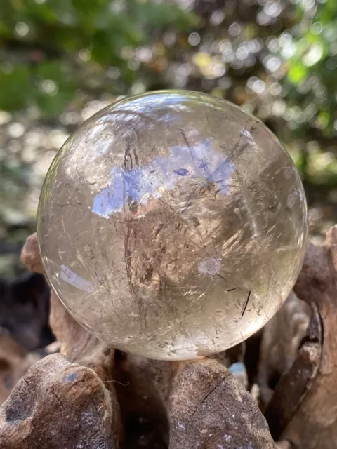 Brazilian Smoky Quartz Crystal Ball AAA+ 223g 56mm 23 Rainbows