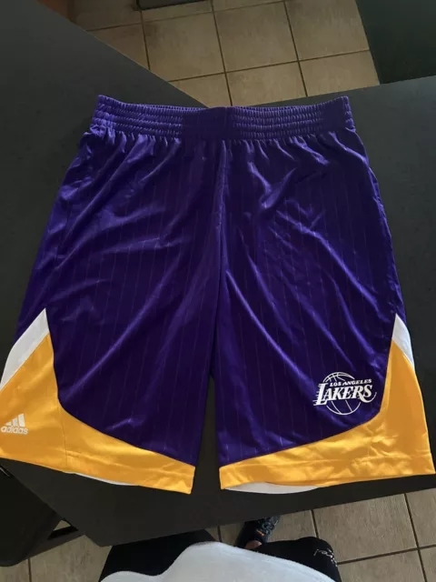 🔶️Vintage Adidas La Lakers Nba Basketball Shorts Kobe Bryant