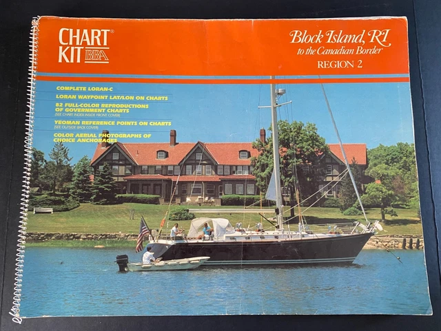 Chart Kit BBA Block Island RI to Canadian Border Cruising Sailing Map Navigation