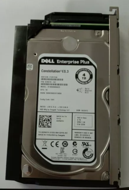 Dell Compellent  4TB 7.2K SAS 6Gbp  3.5'' HD DRMYH ST4000NM0023 FOR SC280