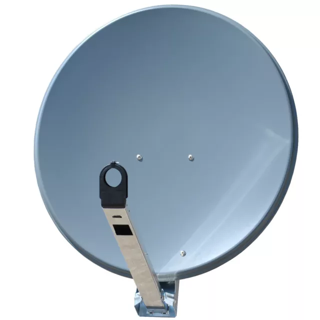 Gibertini OP PL 85cm Antenne Spiegel Aluminium Alu Schüssel Robust Antrazit TOP