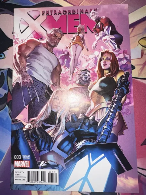 Extraordinary X-Men 3 Mann Variant NM