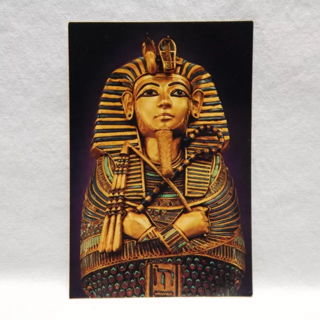 Treasures Of Tutankhamun, Canopic Coffin, Egyptian Museum, Cairo, Postcard