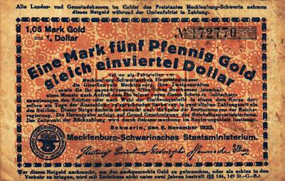 Bst N 4578 BST Mannheim 1,05 Goldmark Handelskammer Müller 3155.4b 