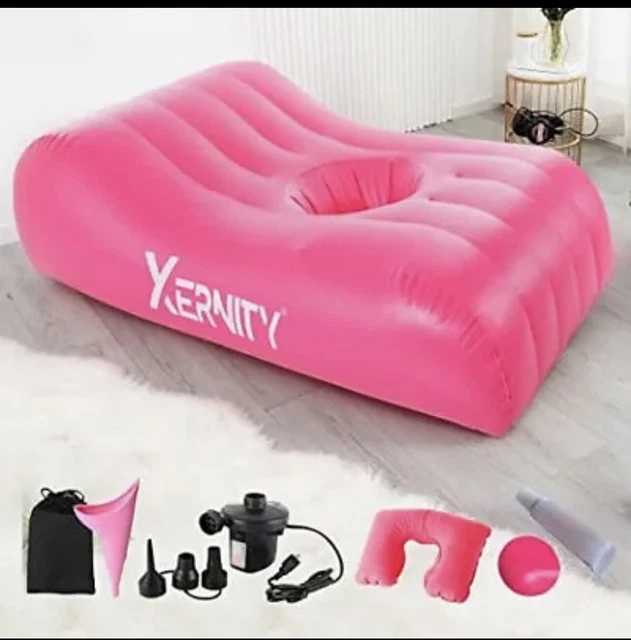 BBL Bed Mattress Inflatable with Hole for Sleeping after Butt Surgery Recover...