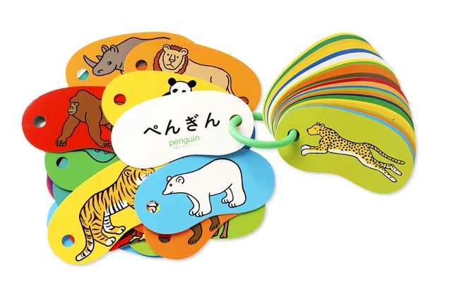 RING FLASH CARDS Animals Doubutsu Picture Cards Educational £60.00 ...