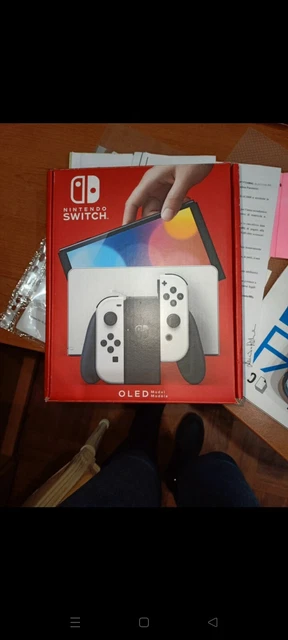 Nintendo Switch Modello OLED HEG-001 Console Portatile - 64GB - Bianco