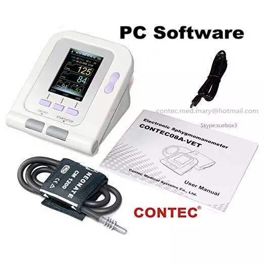 Veterinary Blood Pressure Monitor NIBP Meter USB VET Cuff 6-11cm+Software 3