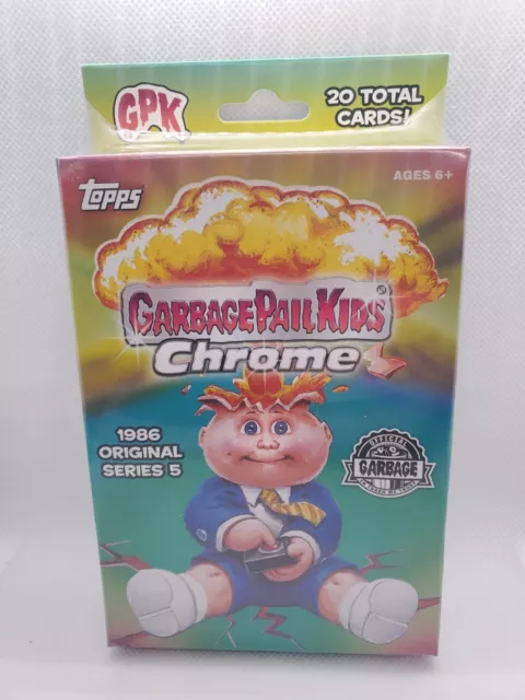2022 Topps Garbage Pail Kids CHROME Series 5 EXCLUSIVE Sealed HANGER Box