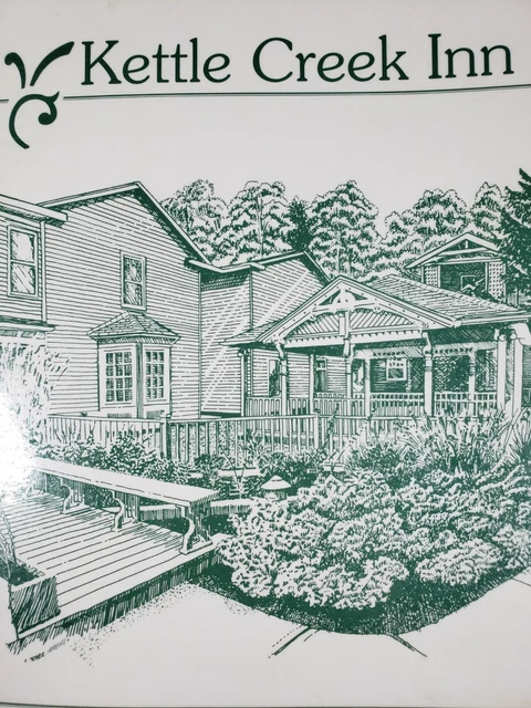 Kettle Creek Inn Port Stanley ON Ontario Restaurant Dinner Menu Vintage