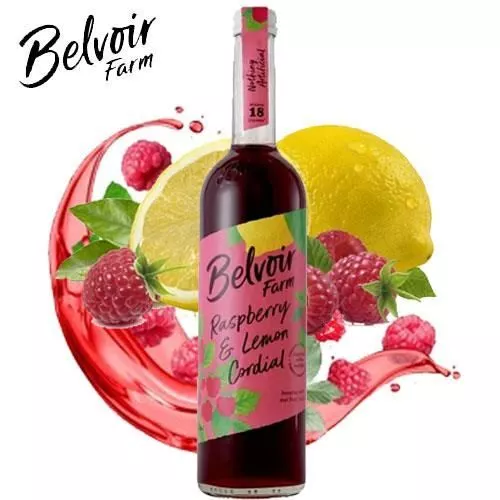 Belvoir Farm Cordial Sureau Framboise Et Citron Jus Boissons Sirop 50cl X 3