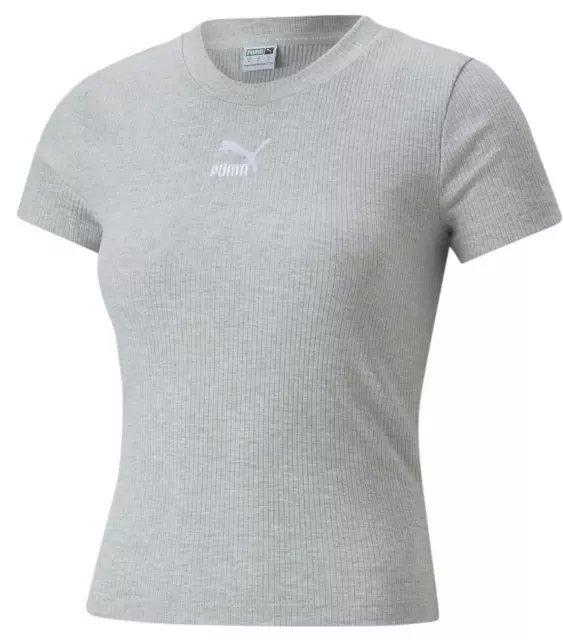 PUMA - Tee-shirt manches courtes - gris