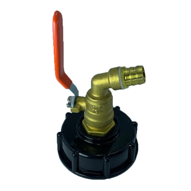 IBC TANK DRAIN Adapter Brass Tank Hose Connector 3/4" Garden Tap