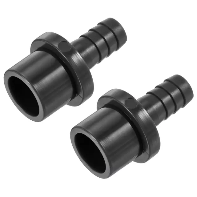 PVC Tuyau Raccord 10mm Barbelé x 20mm OD Tube Adaptateur Tuyau Connecteur Kit 2