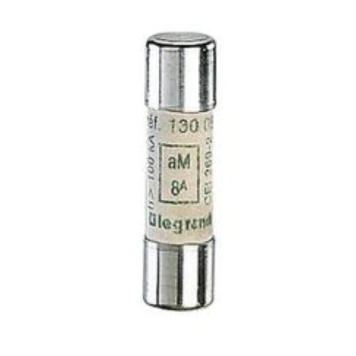 Cartouche Fusible Gg 8x32 Fusible Cylindrique 8 X 32 8,5 X 32 Mm, 400 V 2 A, Intervention Retardée, Avec Indicateur De Fusion, Usage Civil CF, En Céramique, Stéatite, Utilisation GG, Puissance