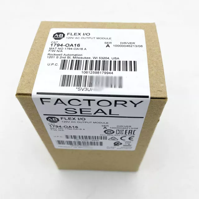 New Allen-Bradley AB 1794-OA16 /A Flex 16 Point Digital Output Module 1794OA16