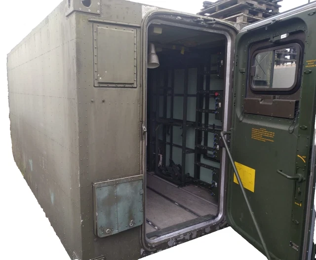 BUNDESWEHR DORNIER BW FM2 Kabine isoliert Shelter Wohnkabine Container ...