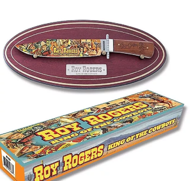 Roy Rogers Bowie Knife King of the Cowboys with Display Limited Edition Roy Rogers Bowie Knife King of the Cowboys with Display Limited Edition