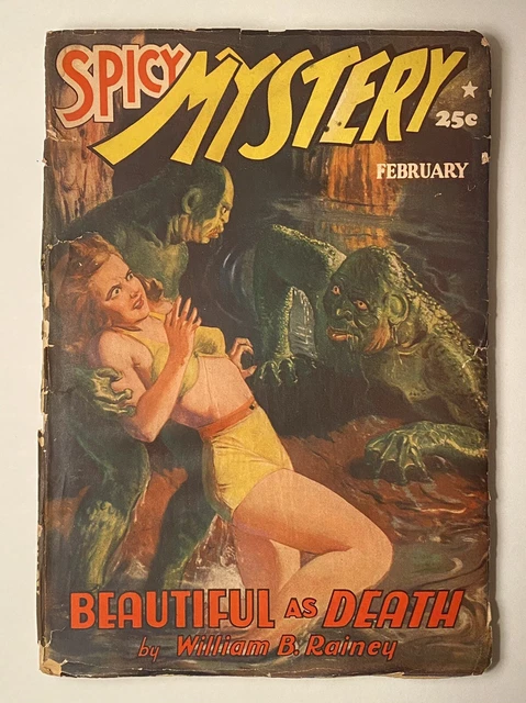 Spicy Mystery - V10 #1 1941 - Classic GGA Cover Listed as SCARCE - NO RESERVE!