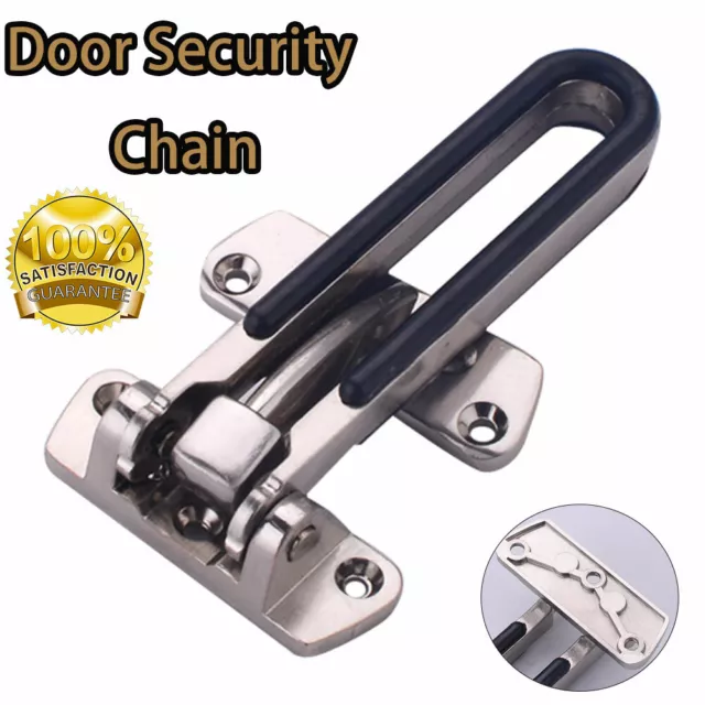 Door Security Chain Restrictor Strong Safety Lock Guard Catch Latch