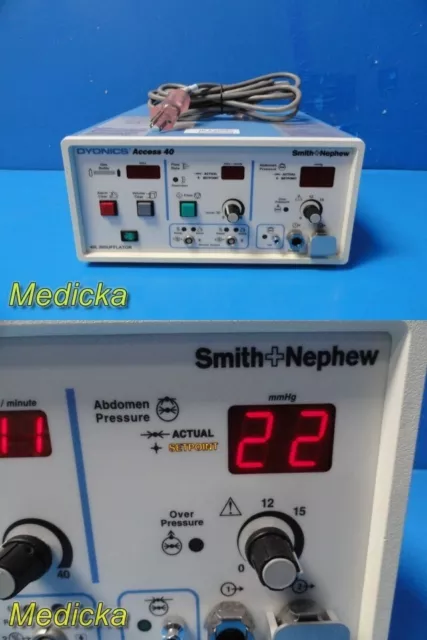 Smith & Nephew DYONICS 7205832 Access 40 Liters High Flow Insufflator ~ 30987
