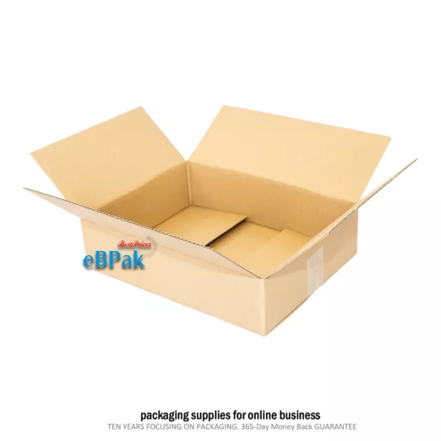 25x Mailing Box 430 x 305 x 140mm A3 BX4 Regular Large Shipping Carton