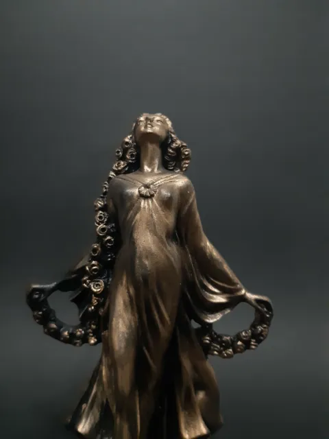 Afrodita Estatua Diosa Bronce Fabricada en alabastro 18cm