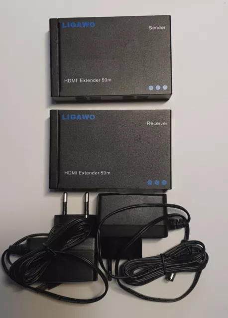 LIGAWO HDMI Extender, erweitert das HDMI Signal bis zu 50 Meter