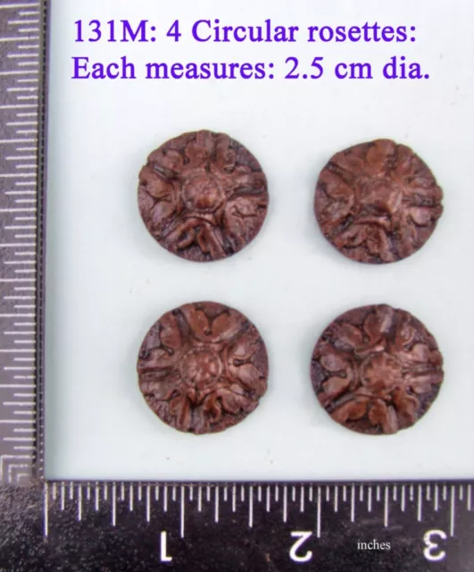 131M "4 Rosettes" clock case / furniture DIY