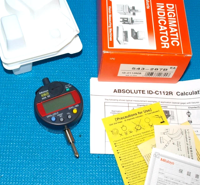 NEW MITUTOYO CALCULATING Digimatic Digital Indicator 543-287B Chamfer