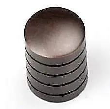 * (12) Laurey Delano Cylinder Knobs 26277 Metal Venetian Bronze Drawer Cabinet