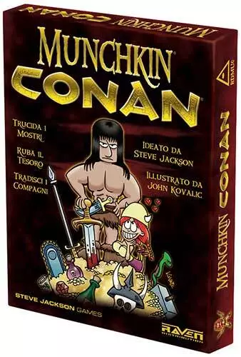 MUNCHKIN CONAN Gioco da Tavolo in Italiano in