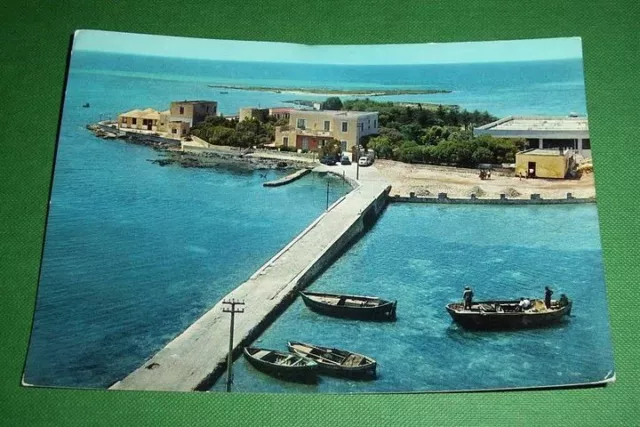 Cartolina Porto Cesareo ( Lecce ) - Lo Scoglio - 1968.