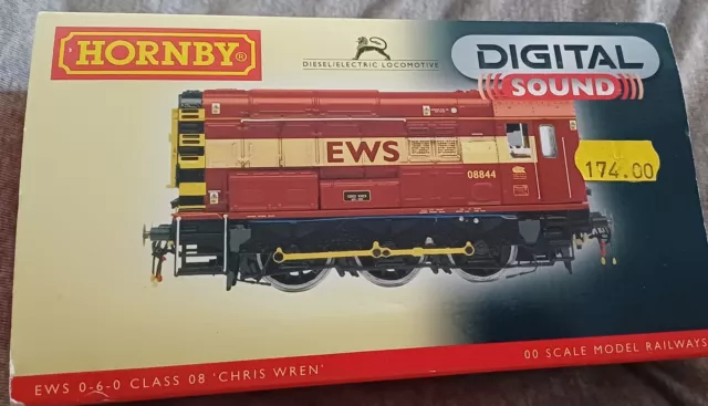 Hornby Class 08 R2902XS Sound Fitted OOEWS CHRIS WREN