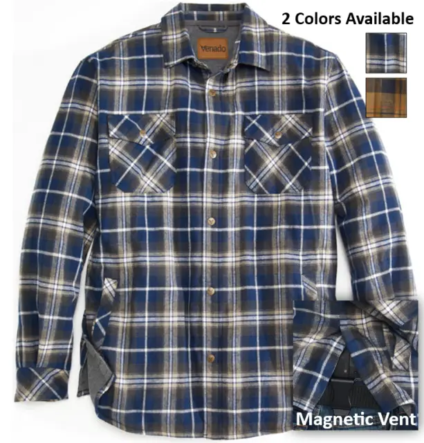 Venado Thermal Lined Retreat Flannel Conceal Shirt Jacket