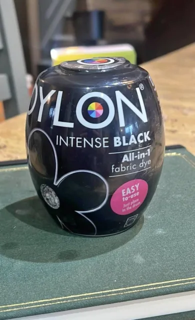 Dylon Washing Machine Fabric Dye Pod Intense Black, 350g