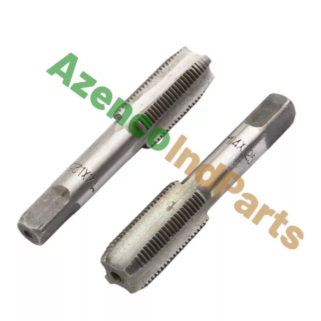 HSS 14mm* 1.25 Metric Taper & Plug Tap Right Hand Thread M14*1.25mm Pitch