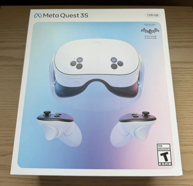 META QUEST 3S 128GB + Batman: Arkham Shadow + 3-Month Trial of Meta ...