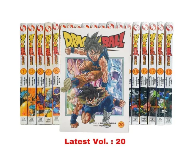 Dragon Ball Super English Version Manga Comic Akira Toriyama Volume 1-20 Set