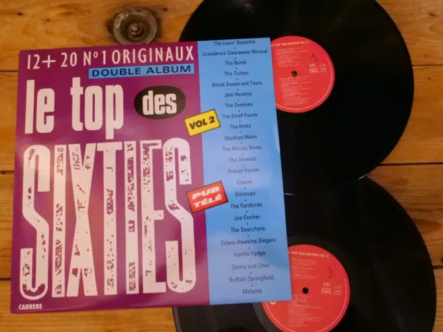 Compilation Le Top Des Sixties Vol 2 - 2 Lp 33T Vinyle Ex Cover Ex Original 1989