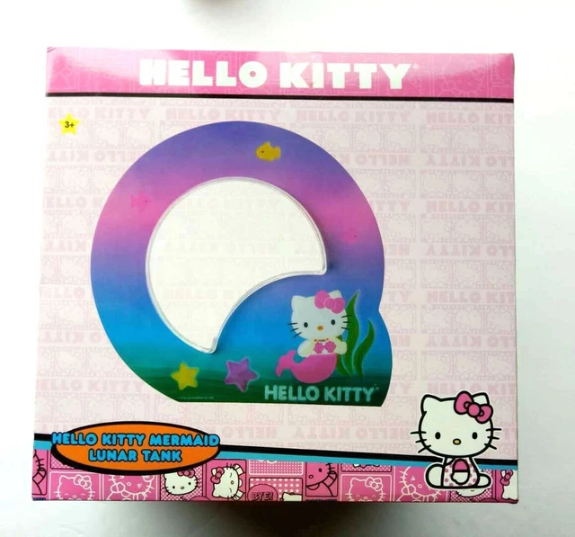 Hello Kitty Mermaid Lunar Fish Tank Aquarium,0.6 Gallon Betta Fish Tank, NEW