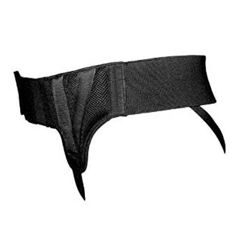 Cintura inguinale singola per ernia Supporto inguinale nero lato destro e...