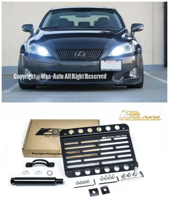 EOS FOR 06-13 Lexus IS250 Sedan Front Tow Hook License Plate