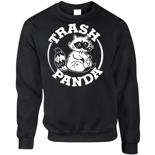 Trash Panda Jumper Funny Joke Animal Slogan Parody Gag Gift Idea Sweatshirt