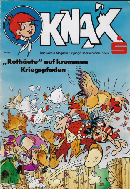 Knax Nr.4 / 1988 Das Comic-Magazin für junge Sparkassenkunden