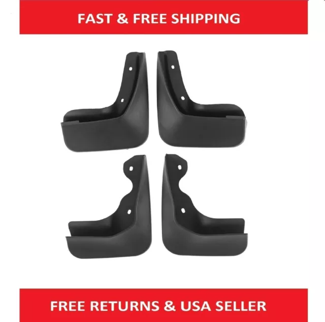 Front Rear Splash Guards Mud Flaps Fits 2011-2014 Volkswagen Jetta 1.4L/2.0L New