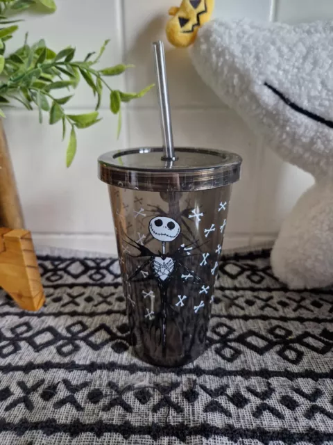 Disney Nightmare Before Christmas Tumbler con Jack di Paglia Skellington