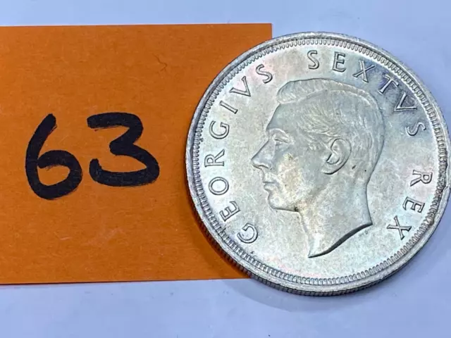 Silbermünze Südafrika -5 Shillings 1952 - George VI